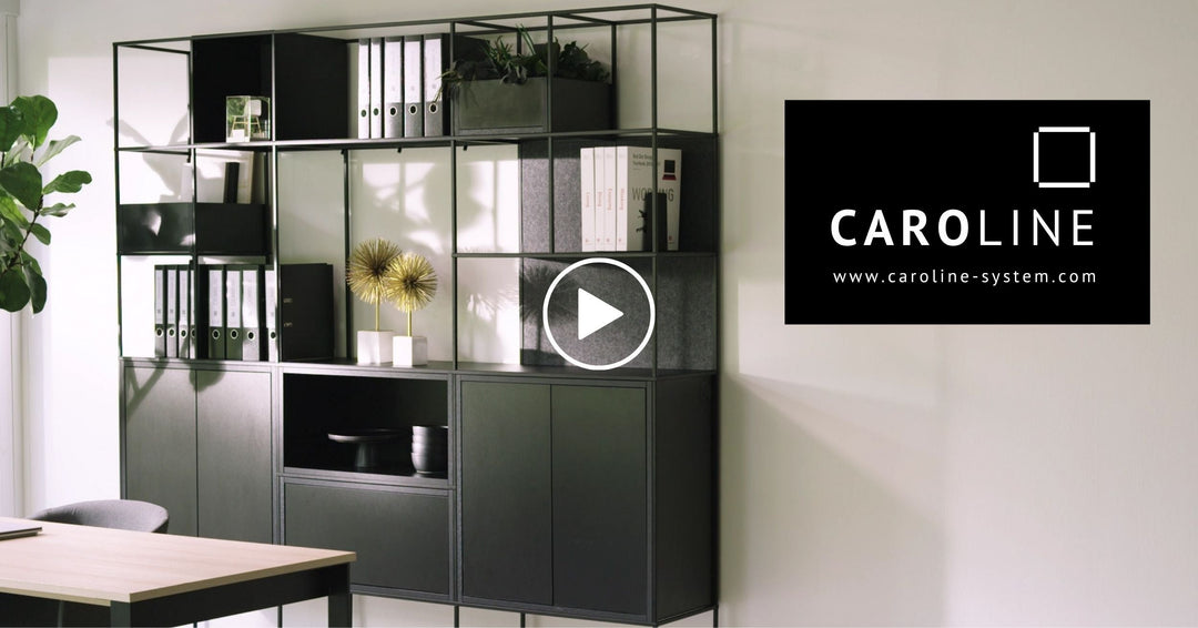 CAROLINE: Innovatives Einrichtungs- & Präsentationssystem ohne sichtbare Verbindungen