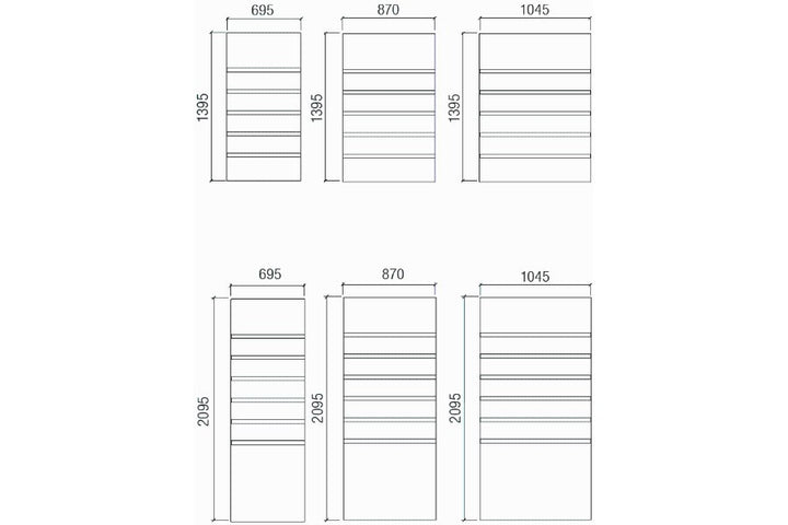 Wandpaneel mit STRIPE - W 10/14 STRIPE