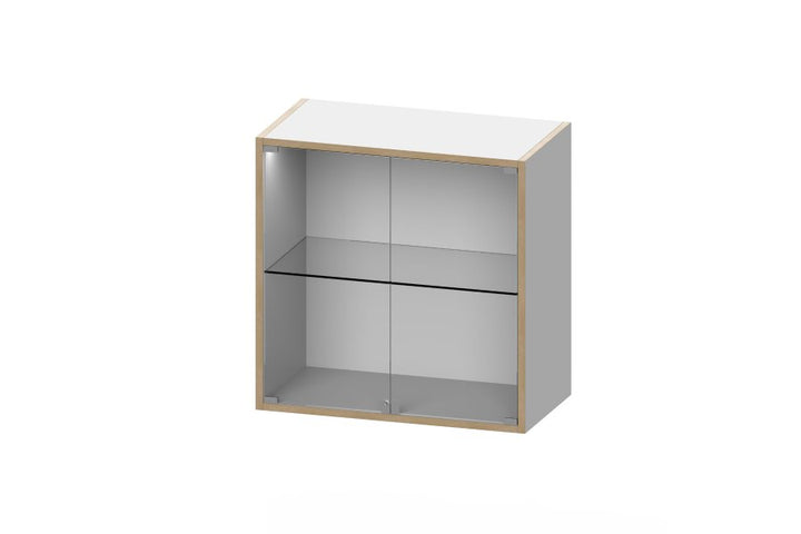 CR-CD 2-2H/19 GT Korpus 2-fach, mit Glastür, doppelte Höhe