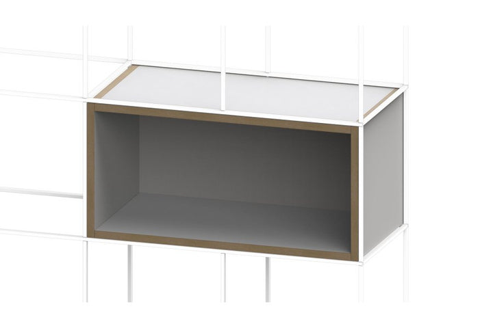 CR-CD 2/19 R Korpus 2-fach mit Rückwand
