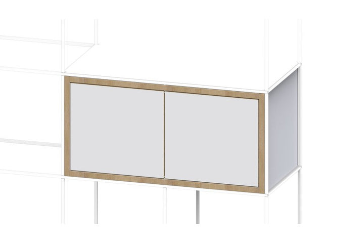 CR-CD 2/19 T Korpus 2-fach mit Türen