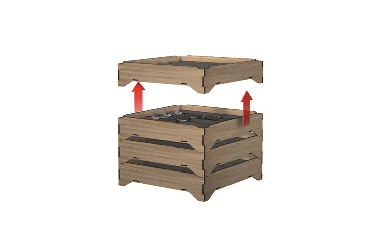 Stapelbares Vorlagetablar BTI 3/3