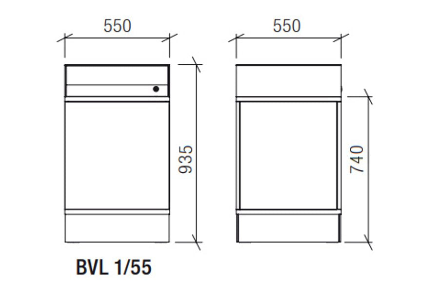 BVL 1/55 Vitrine