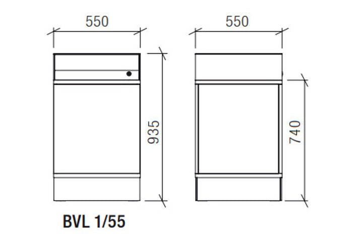 BVL 1/55 Vitrine