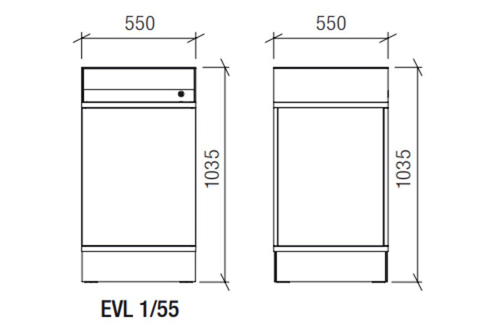 EVL 1/55 Vitrine