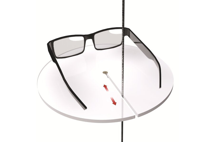 ARRAY Acrylglas-Ablage, rund