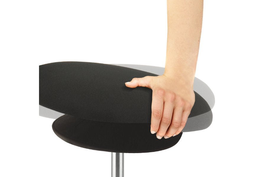 Arbeitshocker ROLL-DISC, Leder