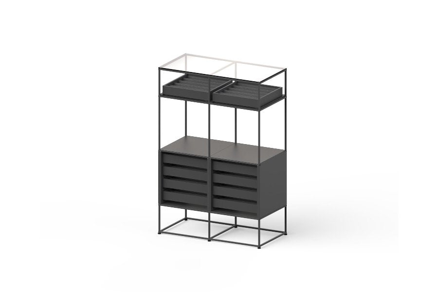 CR-TG 2 Glas-Top 2-fach