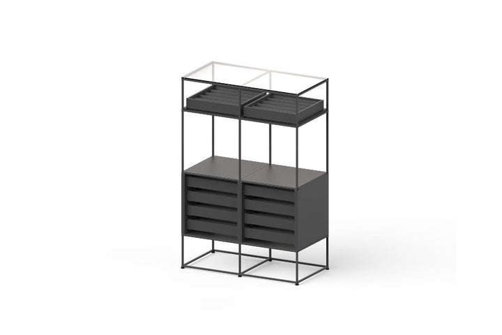 CR-TG 2 Glas-Top 2-fach
