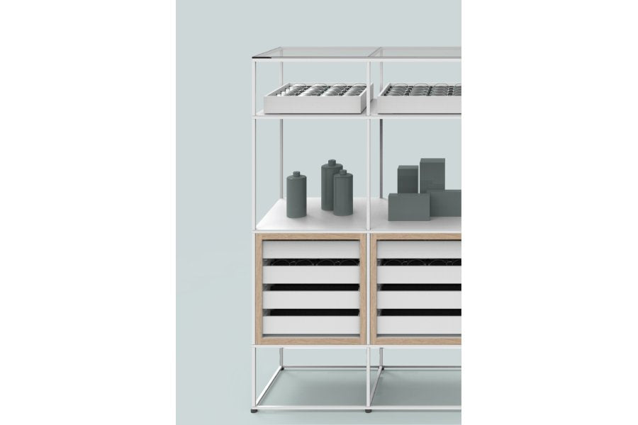 CR-TG 2 Glas-Top 2-fach