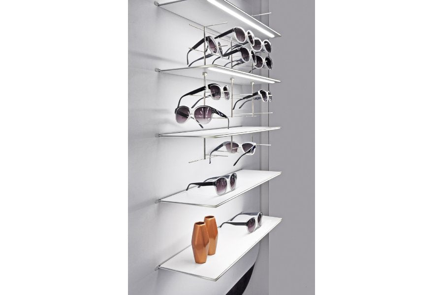 Doppelbrillenhalter für LINEAR LED Ablagen (unten)