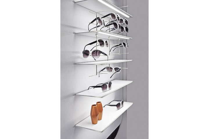 Einzelbrillenhalter für LINEAR LED Ablagen (unten)