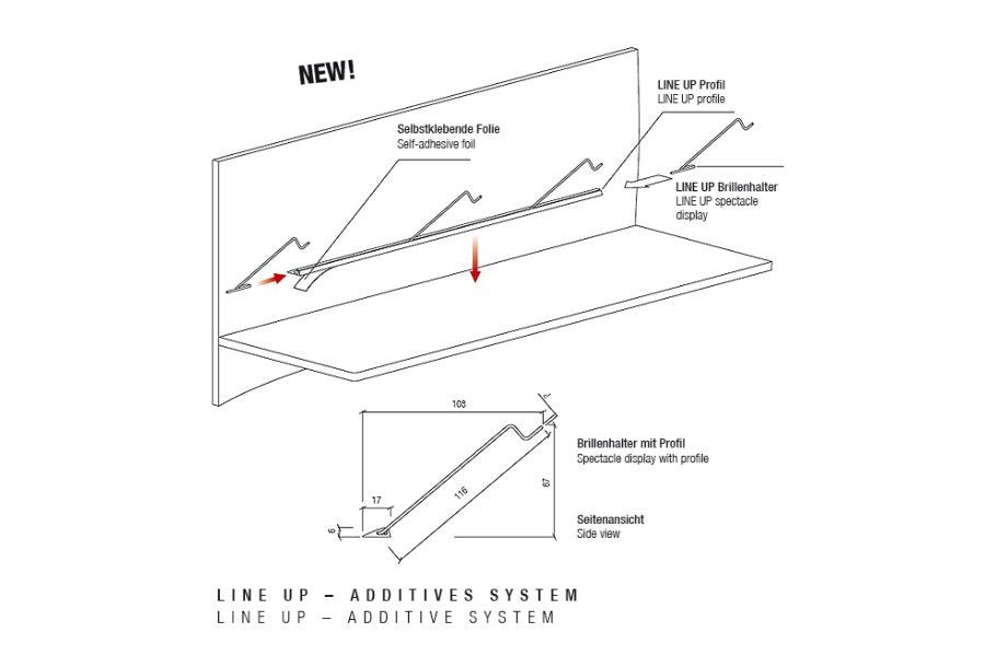 LINE UP Aluminiumprofil