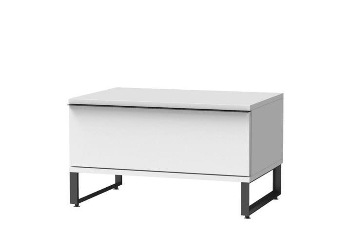 LL-drawer cabinet with 1 high drawer