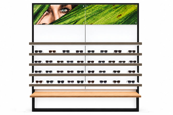 LL-FOLD UP / STRIPE / Poster-Paneele + Ablage Ausstellungsstück