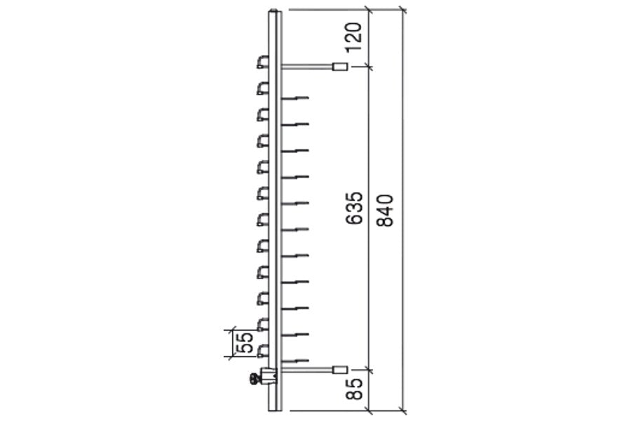 Mini-TUBIX für 12 Brillen  - MTE 12