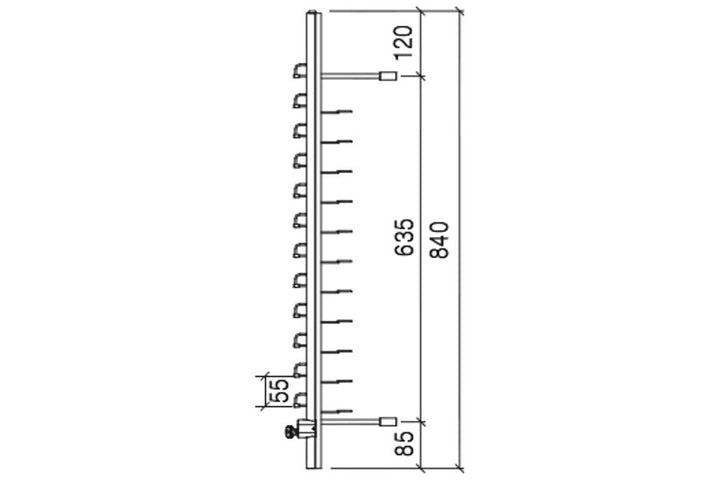 Mini-TUBIX für 12 Brillen  - MTE 12
