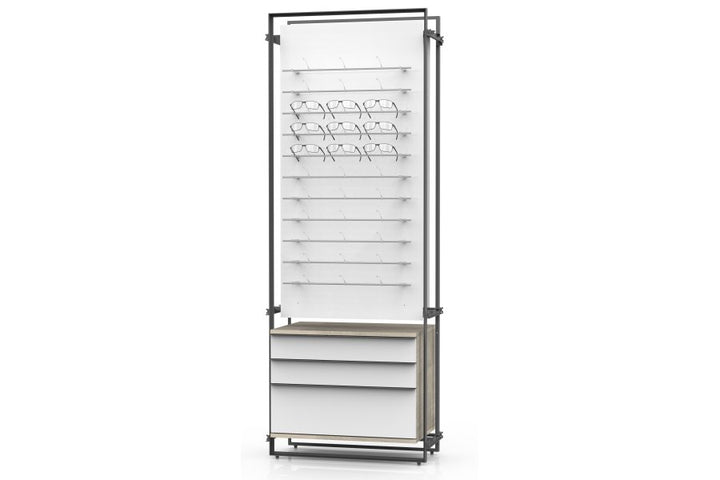 PUR 2 Paneel, kombinierbar mit Stauraum LL Container für LL-POP UP DUO!