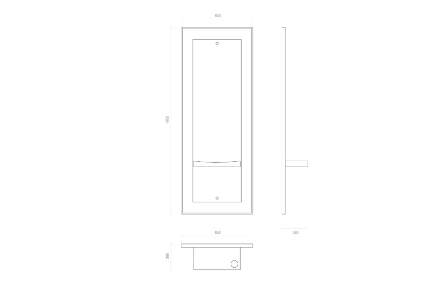 PLATINUM Wandarbeitsplatz | Ausstellungsstück