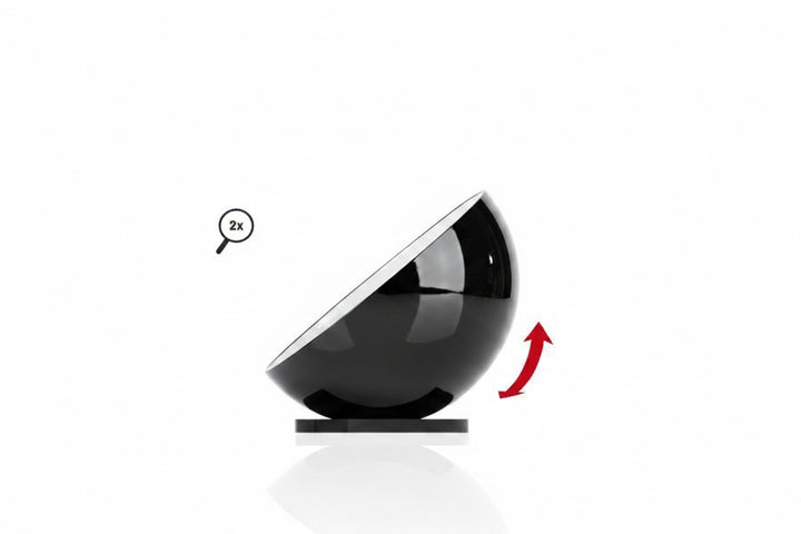 Spiegel BOWL schwarz