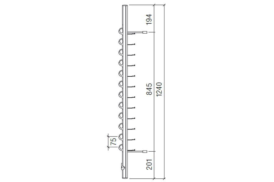 TUBIX CIRCO für 12 Brillen - TC 12 H