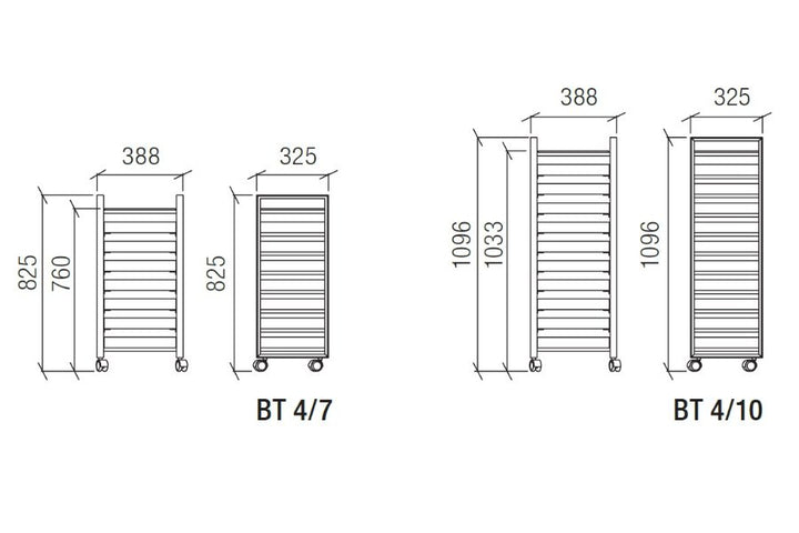 Tablar-Trolley BT 4