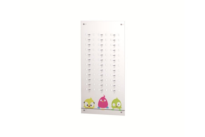 W PIN KID perforiertes Acrylglas-Paneel - E Lustige Vögel LVA