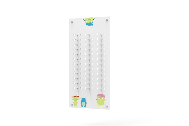 W PIN KID perforiertes Acrylglas-Paneel - B Monster, klein MKB